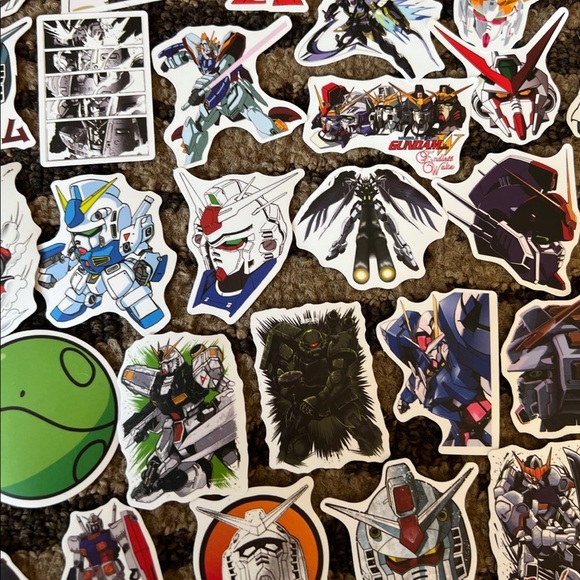 Gundam 40 pcs Sticker Set Japanese Animeππππ - Picture 3 of 7